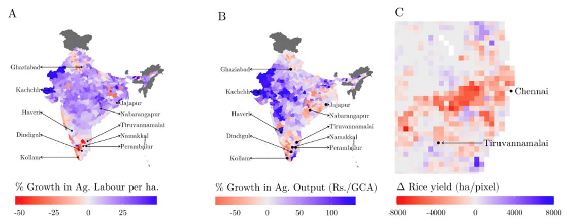 Economic growth, labour exit, and agricultural growth (2001-2011)