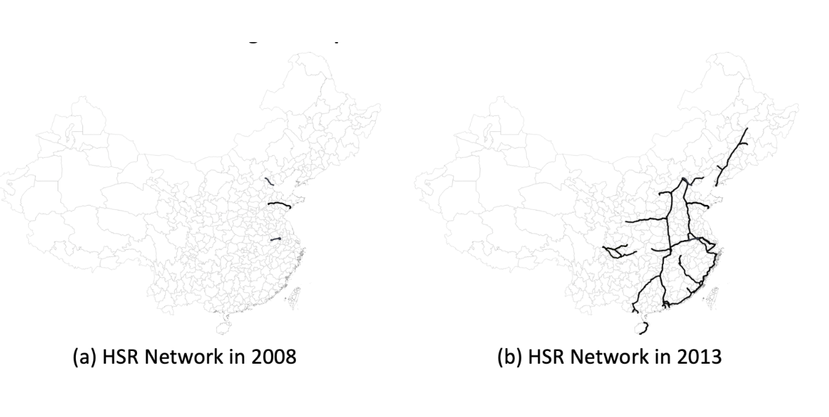 Expansion of China’s HSR network