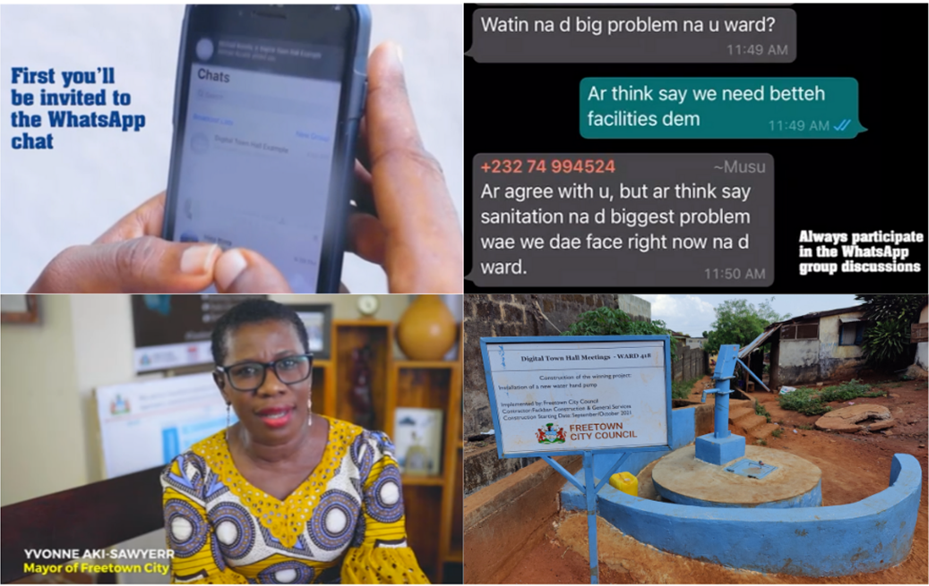 Elements of the Digital Town Hall intervention