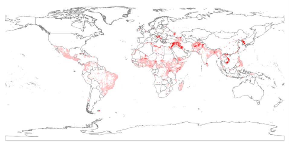 Major battles and other conflicts, 1945-2020