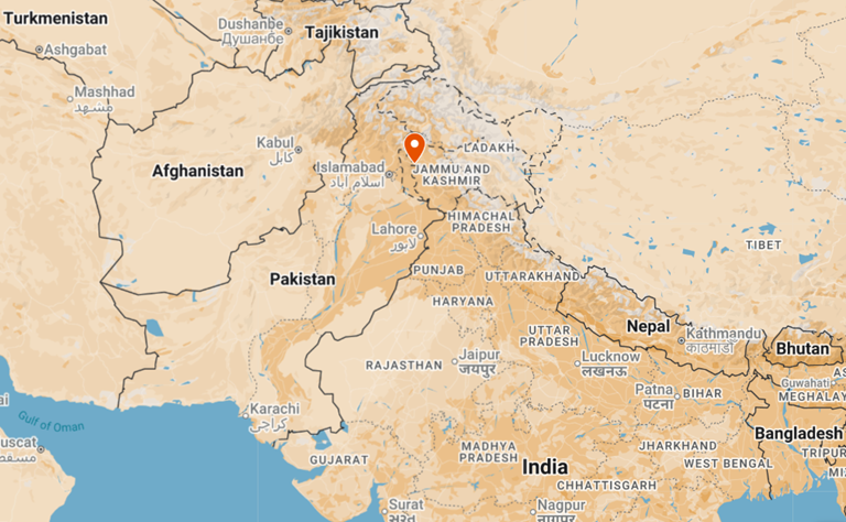 Uri, in Baramulla district of Indian-administered Kashmir