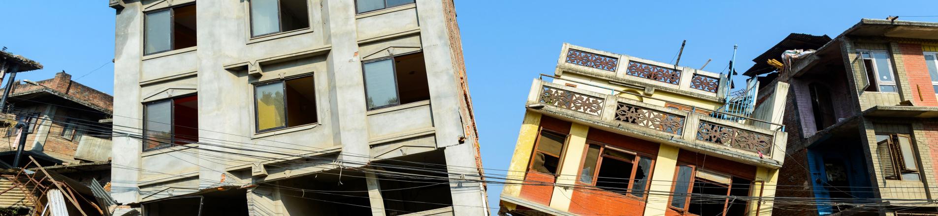 aftermath of the 2015 earthquake in Nepal