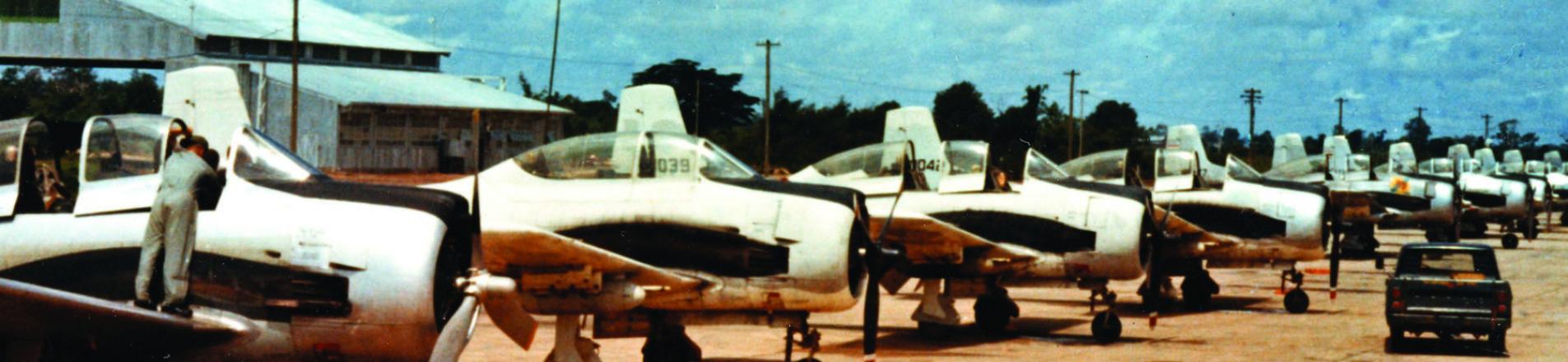 T-28Ds_operating_in_Laos_1964-73