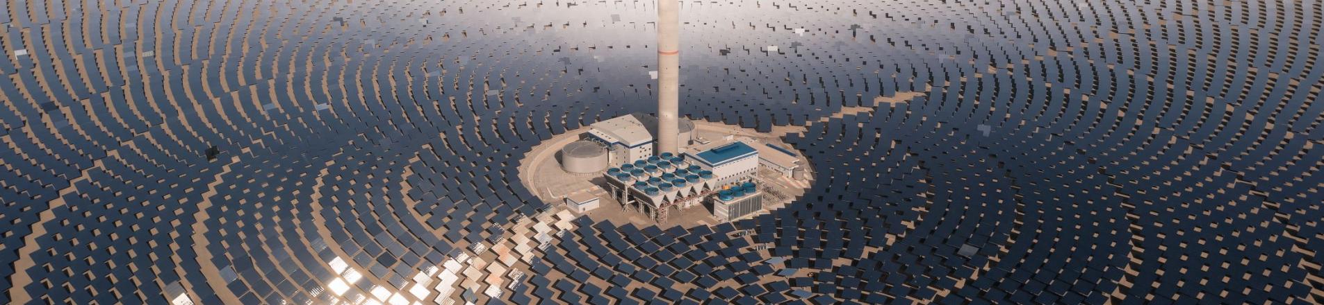 Solar thermal power station in China