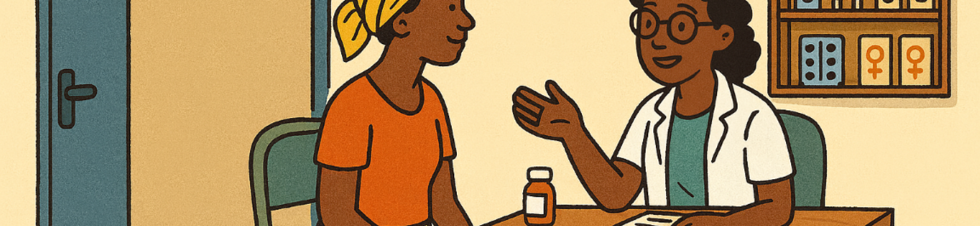 Contraception clinic in Tanzania
