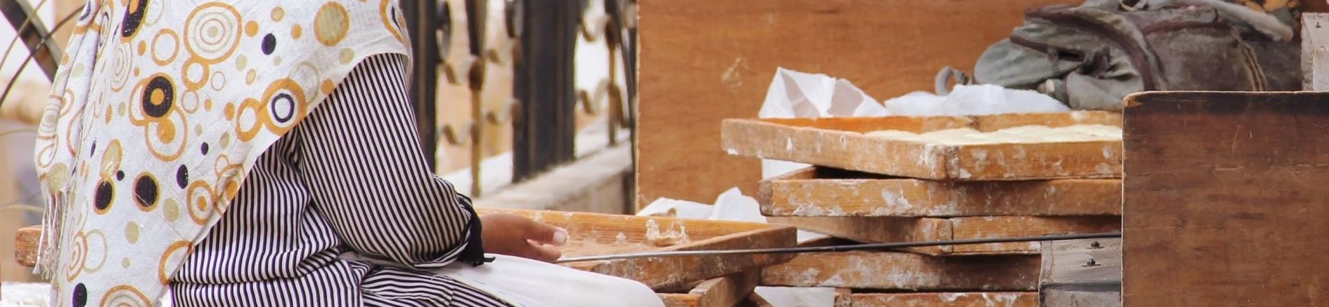 woman working in Egypt