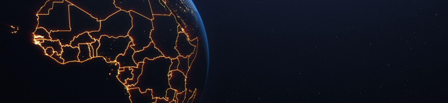 Africa on map