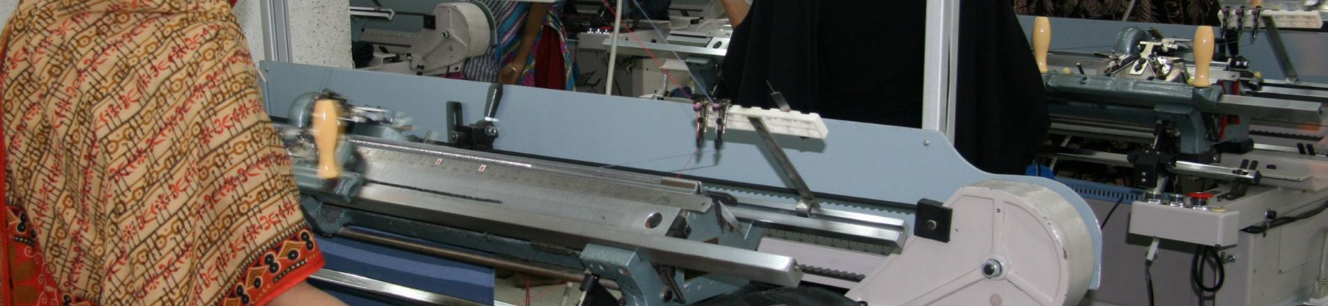 woman working in garment factory