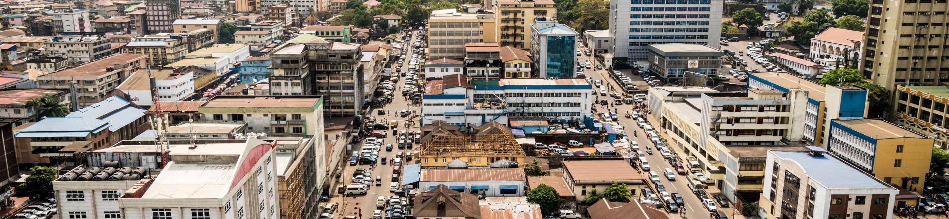 freetown from above