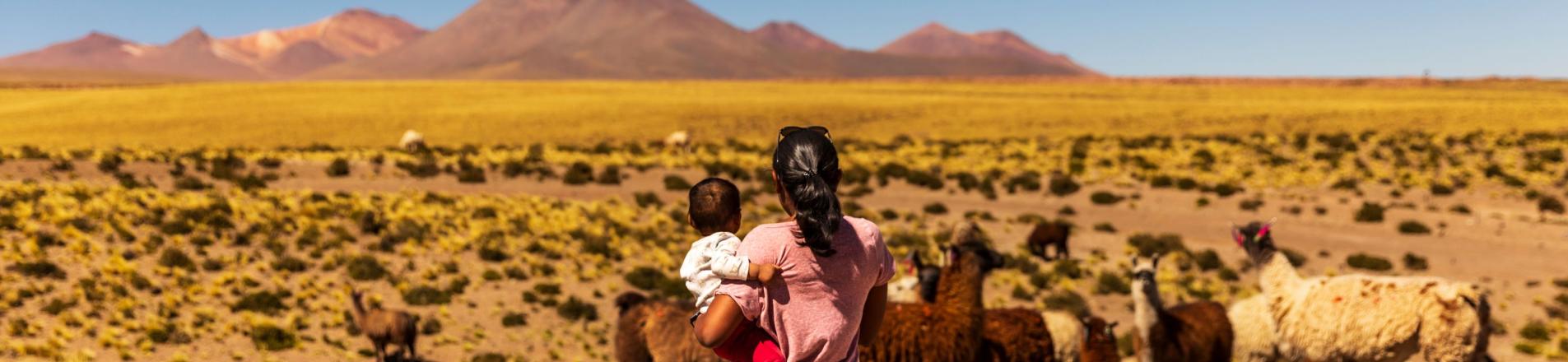 mother and child in Chile