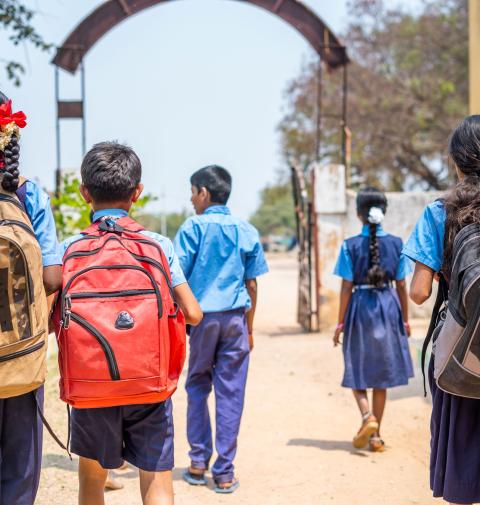 India school-going kids 