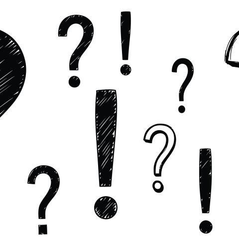 question marks