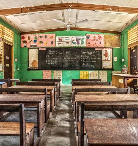 Classroom in Ghana