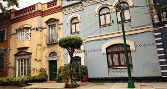 Mexico city colonial house
