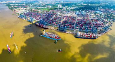 Port and river