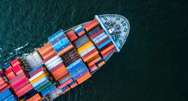 Boat moving in the sea
