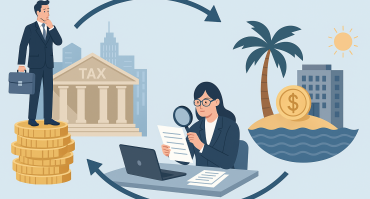 Illustration of corporate tax evasion