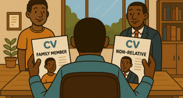 Family pressure impact on hiring decisions in Zambia