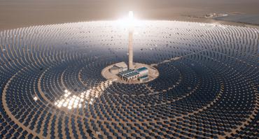 Solar thermal power station in China
