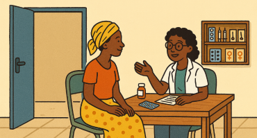 Contraception clinic in Tanzania