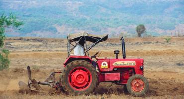 tractor in rural India