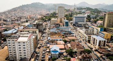 freetown from above