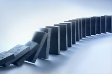 dominoes falling