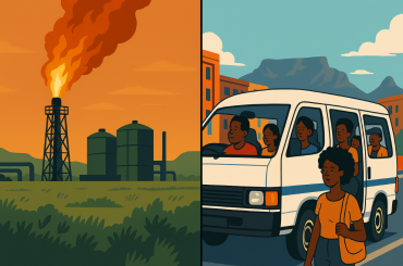 Gas flaring and minibuses