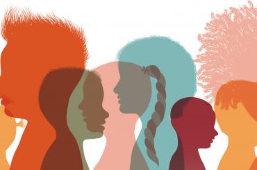 childrens' silhouettes, reflecting this articles focus on foreign aid and foundational learning