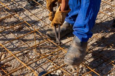 Construction worker in Brazil