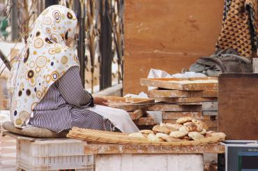 woman working in Egypt