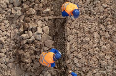 construction workers in Brazil